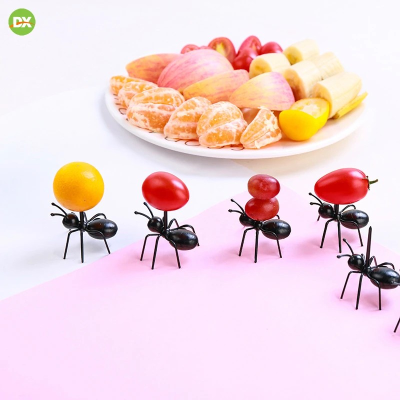 12 Pcs/set Ant Toothpicks Kitchen Tool Industrious Small Plastic Forks Plastic Decorative Kitchen Bar Children's Dessert Fork
12 Pcs/set Ant Toothpicks Kitchen Tool Industrious Small Plastic Forks Plastic Decorative Kitchen Bar Children's Dessert Fork