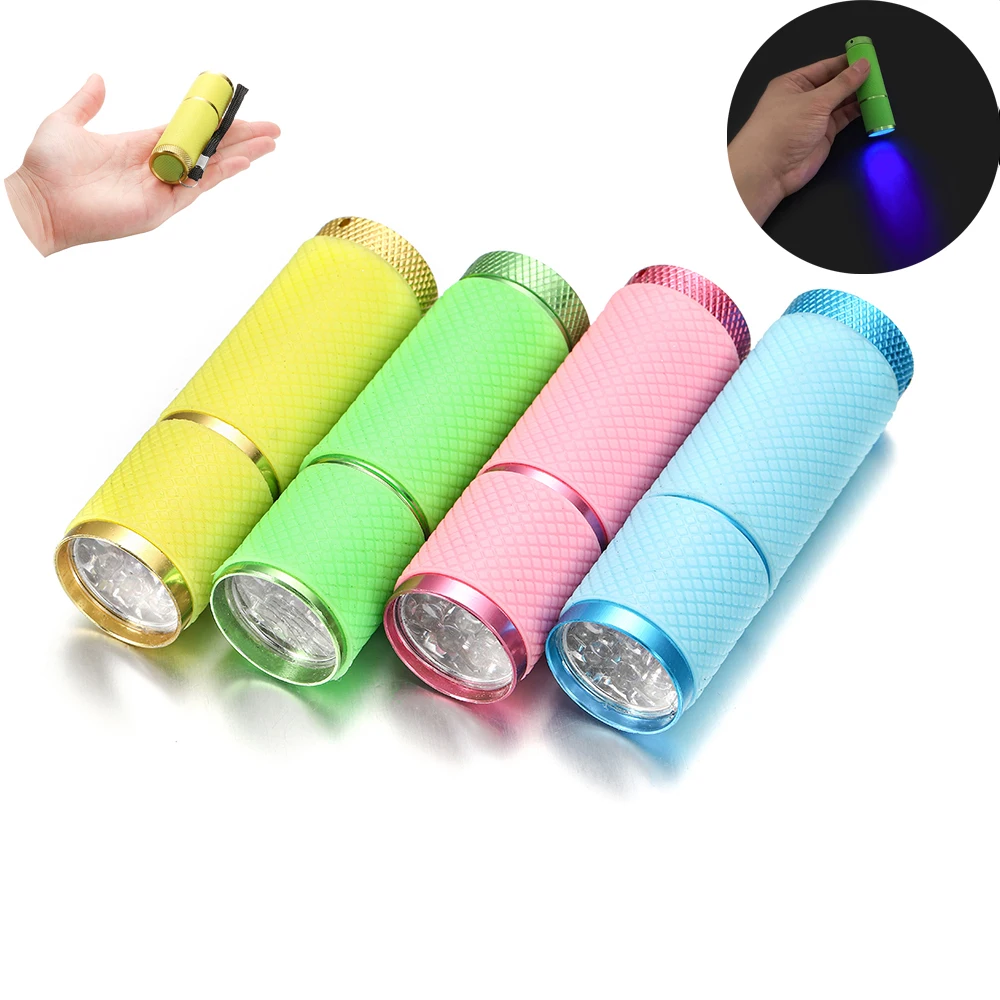 4 Colors UV Flashlight Ultra Violet Light Mini Torch Light Lamp For Epoxy UV Resin Cure Adhesive Glue Jewelry Equipments Tool
4 Colors UV Flashlight Ultra Violet Light Mini Torch Light Lamp For Epoxy UV Resin Cure Adhesive Glue Jewelry Equipments Tool
