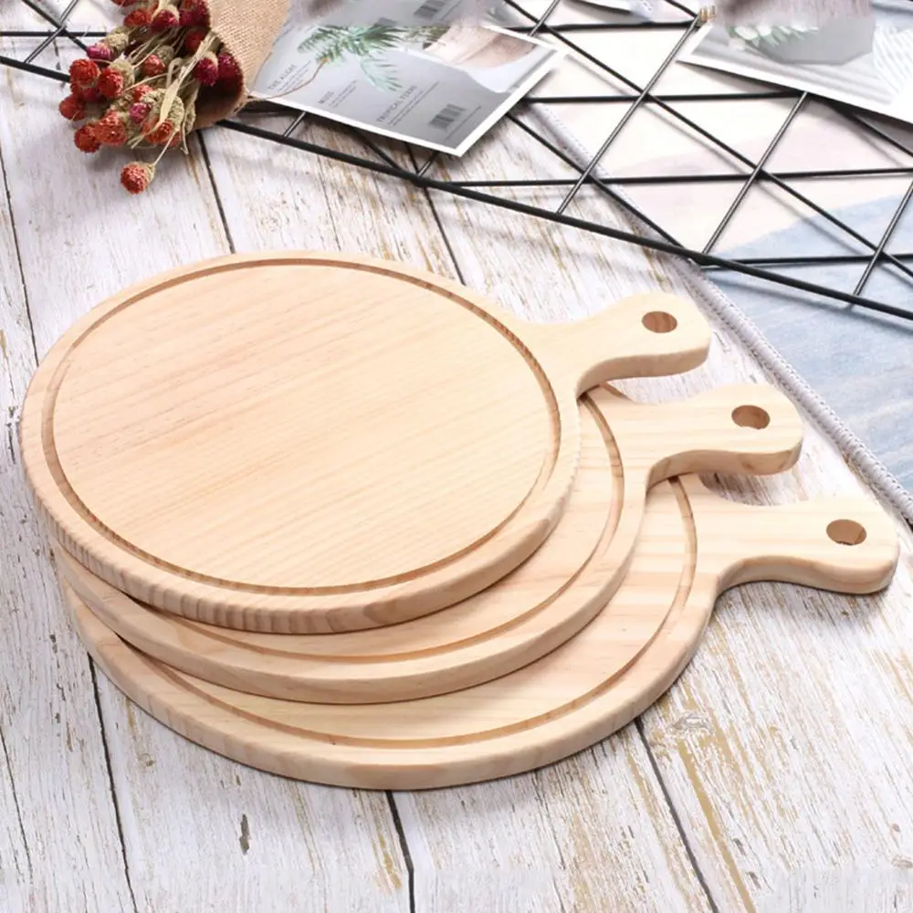 Wooden Pizza board Round with Hand Pizza Baking Tray Pizza Stone Cutting Board Platter Pizza Cake Bakeware Tools
Wooden Pizza board Round with Hand Pizza Baking Tray Pizza Stone Cutting Board Platter Pizza Cake Bakeware Tools