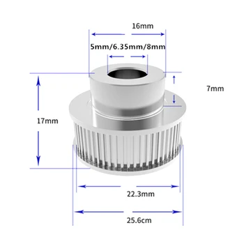 10Pcs Aluminum GT2 6mm Width 36 Tooth Teeth 2GT Timing Drive Pulley Pully Wheels Gear For 3D Printer Bore=5mm/6.35mm/8mm/10mm
10Pcs Aluminum GT2 6mm Width 36 Tooth Teeth 2GT Timing Drive Pulley Pully Wheels Gear For 3D Printer Bore=5mm/6.35mm/8mm/10mm