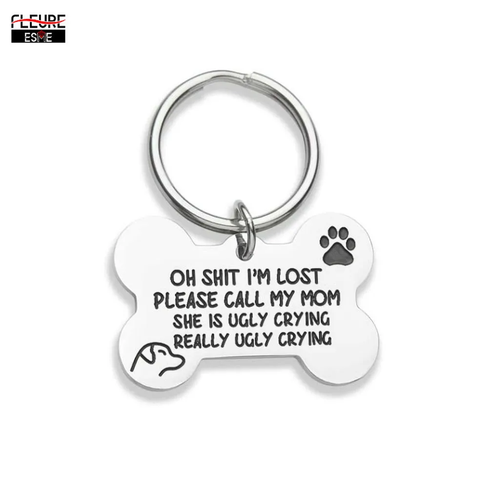 Funny Key Chain Dog Bone Tag Keychain Puppy Pet ID Tags for Dogs Cats Kitten Collar Tag for Pets Puppy Stainless Steel Keyring
Funny Key Chain Dog Bone Tag Keychain Puppy Pet ID Tags for Dogs Cats Kitten Collar Tag for Pets Puppy Stainless Steel Keyring