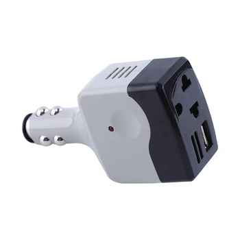 12V/24V To 220V Universal Car Power Converter USB Outlet Charger Auto DC To AC Adapter Converter With USB Charging Port
12V/24V To 220V Universal Car Power Converter USB Outlet Charger Auto DC To AC Adapter Converter With USB Charging Port