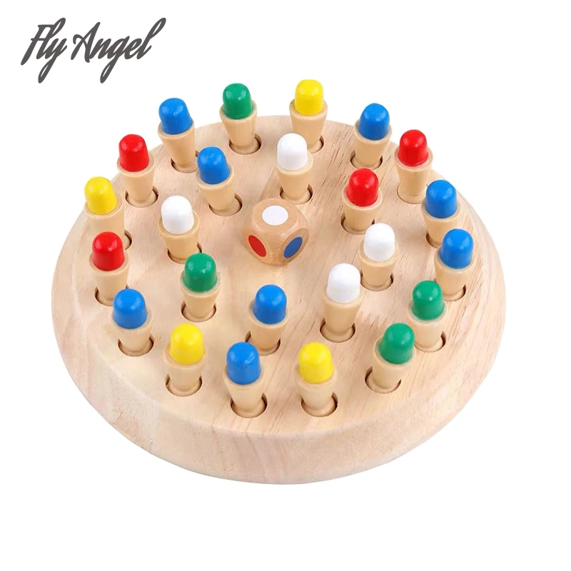 Kids Wooden Memory Match Stick Chess Game Fun Block Board Game Educational Color Cognitive Ability Toy For Children
Kids Wooden Memory Match Stick Chess Game Fun Block Board Game Educational Color Cognitive Ability Toy For Children