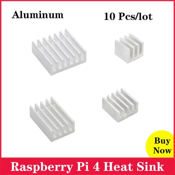 10 Pcs/lot Raspberry Pi 4 Aluminum Heat Sink Silver Heatsink Radiator Cooling kit for Raspberry Pi 4 Model B RPI 4B
10 Pcs/lot Raspberry Pi 4 Aluminum Heat Sink Silver Heatsink Radiator Cooling kit for Raspberry Pi 4 Model B RPI 4B