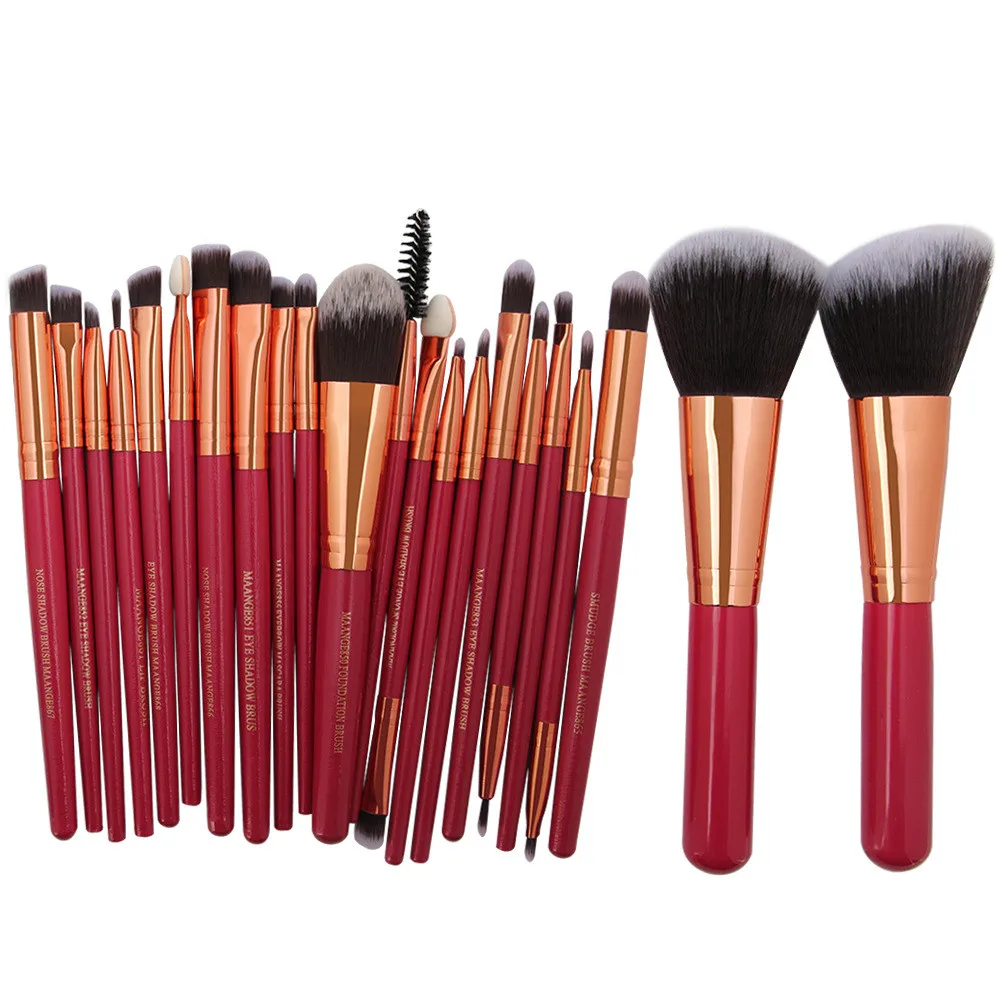 22Pcs Beauty Makeup Brushes Set Cosmetic Foundation Powder Blush Eye Shadow Lip Blend Make Up Brush Tool Maquiagem Free Shipping 
22Pcs Beauty Makeup Brushes Set Cosmetic Foundation Powder Blush Eye Shadow Lip Blend Make Up Brush Tool Maquiagem Free Shipping