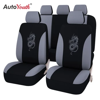 AUTOYOUTH 9PCS Car Seat Covers Set Universal Fit Most Cars Covers with Dragon Pattern Detail Styling Car Seat Protector
AUTOYOUTH 9PCS Car Seat Covers Set Universal Fit Most Cars Covers with Dragon Pattern Detail Styling Car Seat Protector