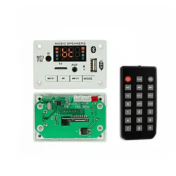 5.0 MP3 Player Decoder Board Colorful Screen FM Radio TF USB AUX Audio TF Radio Receiver Car Kit
5.0 MP3 Player Decoder Board Colorful Screen FM Radio TF USB AUX Audio TF Radio Receiver Car Kit