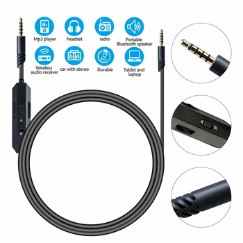 For Astro A10 A40 Gaming Headset Replacement Audio Cable Cord 2M 3.5mm Microphone Replacement Earphone Cable Universal
For Astro A10 A40 Gaming Headset Replacement Audio Cable Cord 2M 3.5mm Microphone Replacement Earphone Cable Universal