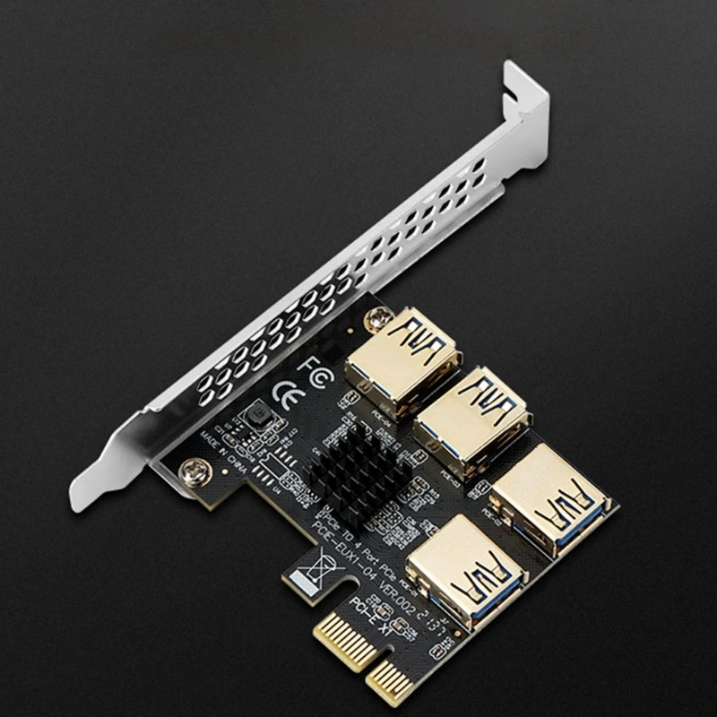 H9EA PCI-E Майнер Райзер карта PCIe PCI-Express 1x до 16x адаптер 1 до 4 USB 3,0 множитель для майнера BTC
H9EA PCI-E Майнер Райзер карта PCIe PCI-Express 1x до 16x адаптер 1 до 4 USB 3,0 множитель для майнера BTC
