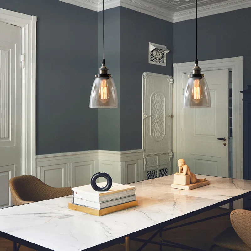 Northern European-Style Loft Vintage Glass Small Droplight Single-head Bar Counter Restaurant Light Minimalist Modern Hallway Co
Northern European-Style Loft Vintage Glass Small Droplight Single-head Bar Counter Restaurant Light Minimalist Modern Hallway Co