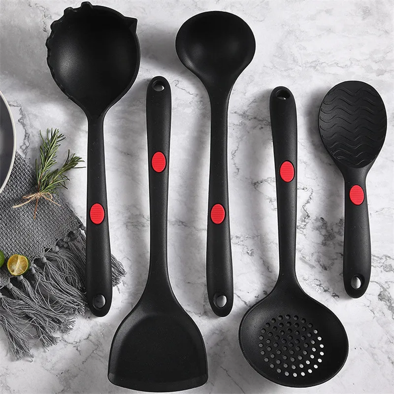 Cooking Tool Sets Non-toxic Cooking Baking Kitchen Tools Utensils Silicone Shovel Soup Spoon Colander Rice Spoon
Cooking Tool Sets Non-toxic Cooking Baking Kitchen Tools Utensils Silicone Shovel Soup Spoon Colander Rice Spoon