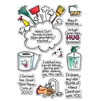 Survived 2020 Clear Stamps DIY Stencil For Scrapbooking Album Photo Embossing Transparent seal Template Paper Card New
Survived 2020 Clear Stamps DIY Stencil For Scrapbooking Album Photo Embossing Transparent seal Template Paper Card New