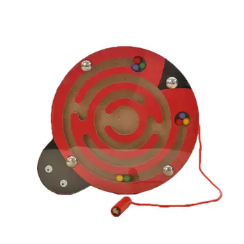 Small Magnetic Transport Pen Labyrinth Ball Game Wooden Children'S Magnetic Pen Bead Walking Puzzle Toy 2-7 Years Old
Small Magnetic Transport Pen Labyrinth Ball Game Wooden Children'S Magnetic Pen Bead Walking Puzzle Toy 2-7 Years Old
