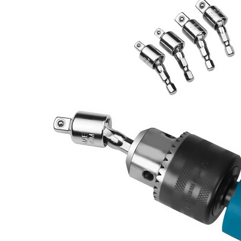 1/4" 3/8" 1/2" 360 Degree Rotatable Electric Drill Socket Adapter Hex Shank to Square Socket Drill Bits Extension
1/4" 3/8" 1/2" 360 Degree Rotatable Electric Drill Socket Adapter Hex Shank to Square Socket Drill Bits Extension