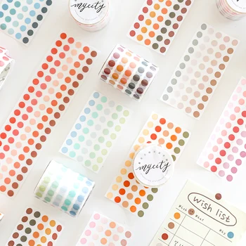 Mini Dots Marker Paper Washi Tape Adhesive Masking Tapes for Planner Agenda Diary To Do List Home DIY decoration Stickers F746
Mini Dots Marker Paper Washi Tape Adhesive Masking Tapes for Planner Agenda Diary To Do List Home DIY decoration Stickers F746