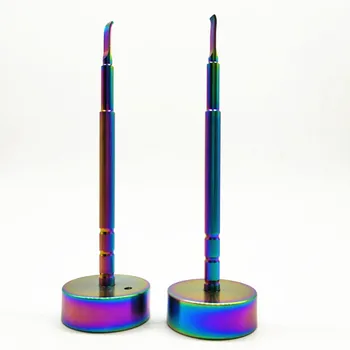 1 hole titanium carb cap with ball point tip or flat tip dabber carb cap wholesale made incolorful MiniNail Titanium carb china
1 hole titanium carb cap with ball point tip or flat tip dabber carb cap wholesale made incolorful MiniNail Titanium carb china