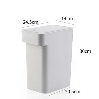 2020Hot Large Narrow Trash Can Pressing Type Trash Bin Plastic Dustbin Wastebasket Kitchen Bathroom Garbage Bin Can Storage Box
2020Hot Large Narrow Trash Can Pressing Type Trash Bin Plastic Dustbin Wastebasket Kitchen Bathroom Garbage Bin Can Storage Box