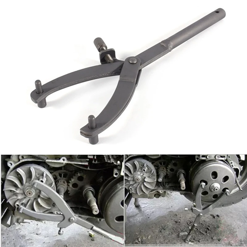 Universal Motorcycle Moped Scooter Flywheel Variator Clutch Remove Holder Repair Tool
Universal Motorcycle Moped Scooter Flywheel Variator Clutch Remove Holder Repair Tool