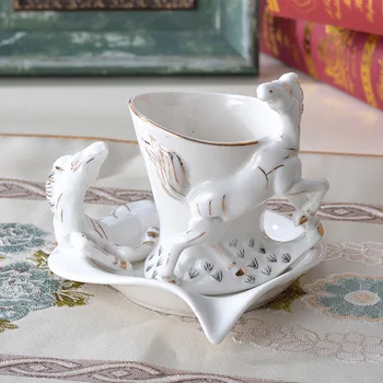 1Pcs New 200mL 3D Beautiful Embossed Horse Mug with Dish 2 Styles Porcelain Elegant Coffee Tea Ceramic Cup Mugs Luxury Demitasse
1Pcs New 200mL 3D Beautiful Embossed Horse Mug with Dish 2 Styles Porcelain Elegant Coffee Tea Ceramic Cup Mugs Luxury Demitasse