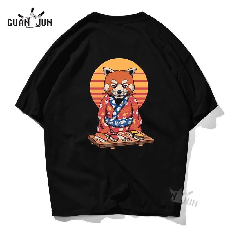 Футболка мужская с забавным принтом, хлопок, короткий рукав, повседневная тенниска в стиле хип-хоп, лиса, суши-бар, черная, лето
Футболка мужская с забавным принтом, хлопок, короткий рукав, повседневная тенниска в стиле хип-хоп, лиса, суши-бар, черная, лето