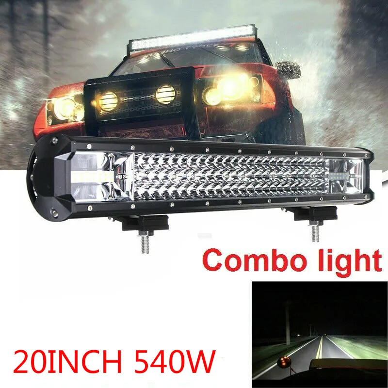 1 Set 20 Inch 540W LED Work Light Bar Flood Spot Combo Offroad Driving Lamp Bulb Waterproof Work Light for ATV Vehicle Car Truck
1 Set 20 Inch 540W LED Work Light Bar Flood Spot Combo Offroad Driving Lamp Bulb Waterproof Work Light for ATV Vehicle Car Truck
