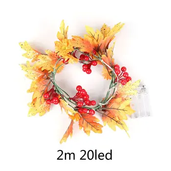 Simulation Maple Leaf 20 LED String Light Thanksgiving Decoration Lamp Halloween X6HC
Simulation Maple Leaf 20 LED String Light Thanksgiving Decoration Lamp Halloween X6HC