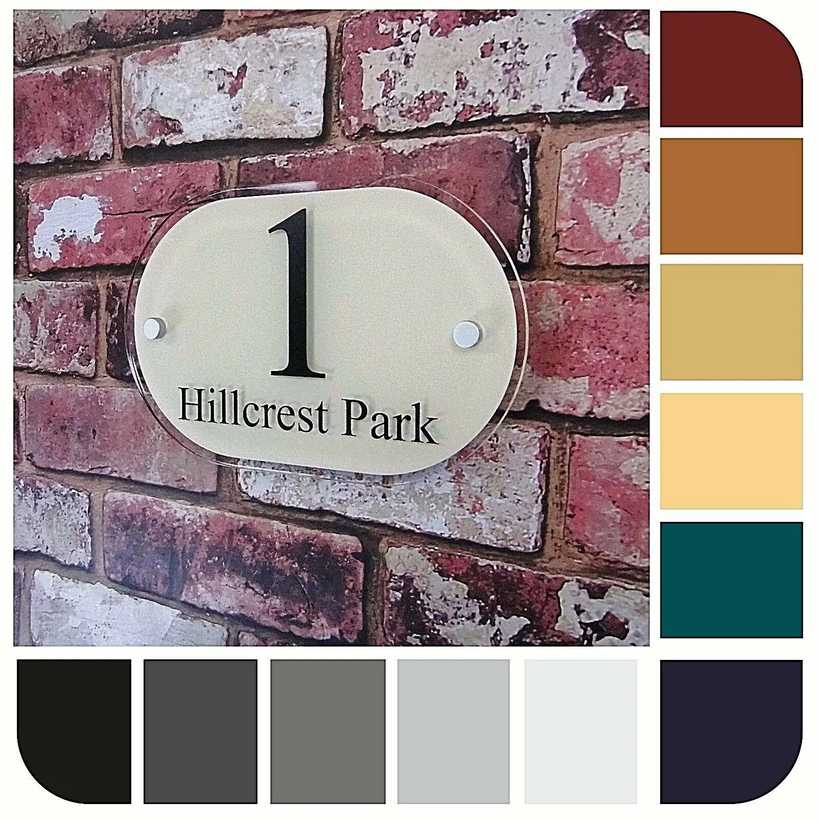 Customize HOUSE NUMBER SIGNS ADDRESS PLAQUES DOOR NUMBER PLATES PERSONALISED GLASS EFFECT
Customize HOUSE NUMBER SIGNS ADDRESS PLAQUES DOOR NUMBER PLATES PERSONALISED GLASS EFFECT