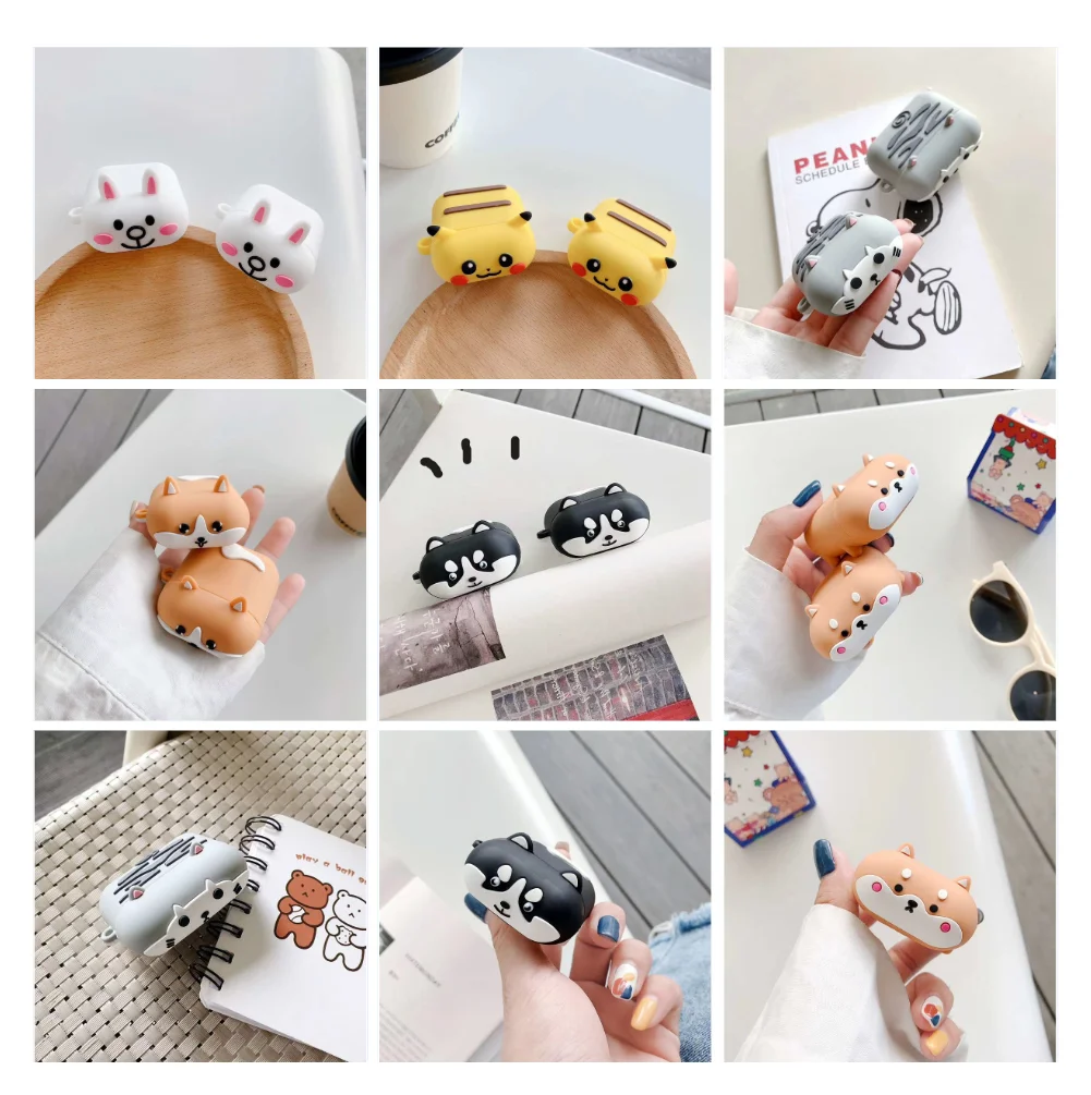 Cartoon Earphone Cases for Airpods Pro Case Corgi Case for Apple Airpods 1/2 Silicone Cover Accessories with Keychain
Cartoon Earphone Cases for Airpods Pro Case Corgi Case for Apple Airpods 1/2 Silicone Cover Accessories with Keychain