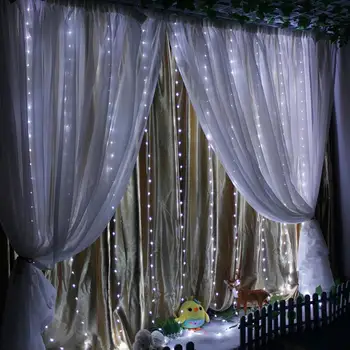 3*3M 300LED USB Fairy Led String Light Curtain Light Remote Control Colorful Light String For Wedding Party Curtain Decoration
3*3M 300LED USB Fairy Led String Light Curtain Light Remote Control Colorful Light String For Wedding Party Curtain Decoration