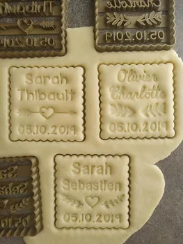 Customizable with 2 First Names and Date Designed , Pattern cookie-pack of your choice - Small Square Butter -
Customizable with 2 First Names and Date Designed , Pattern cookie-pack of your choice - Small Square Butter -