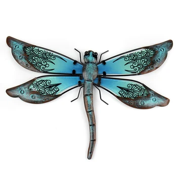 1PC Metal Dragonfly Wall Artwork for Garden Decoration Miniaturas Animal Outdoor Statues and Sculptures for Yard Decoration
1PC Metal Dragonfly Wall Artwork for Garden Decoration Miniaturas Animal Outdoor Statues and Sculptures for Yard Decoration