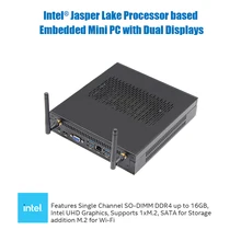 Intel Jasper Lake Processors Based Embedded Mini Gaming PC, N5095/A Cheapest Mini Comput Support Win 11 and Win 10 Pro
Intel Jasper Lake Processors Based Embedded Mini Gaming PC, N5095/A Cheapest Mini Comput Support Win 11 and Win 10 Pro