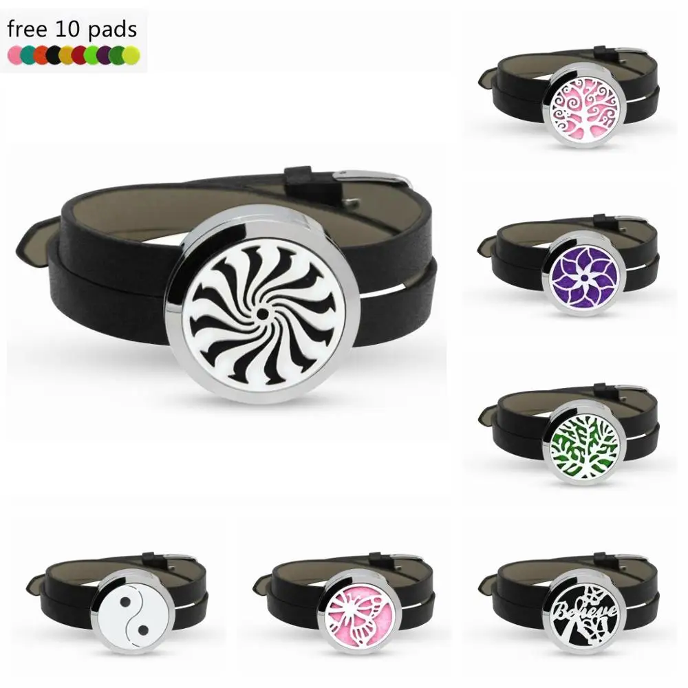 Flower Believe Taiji Stainless 30mm Aroma Essential Oil diffuser Bracelet Bangle with 7 colors PU Leather Wristband
Flower Believe Taiji Stainless 30mm Aroma Essential Oil diffuser Bracelet Bangle with 7 colors PU Leather Wristband