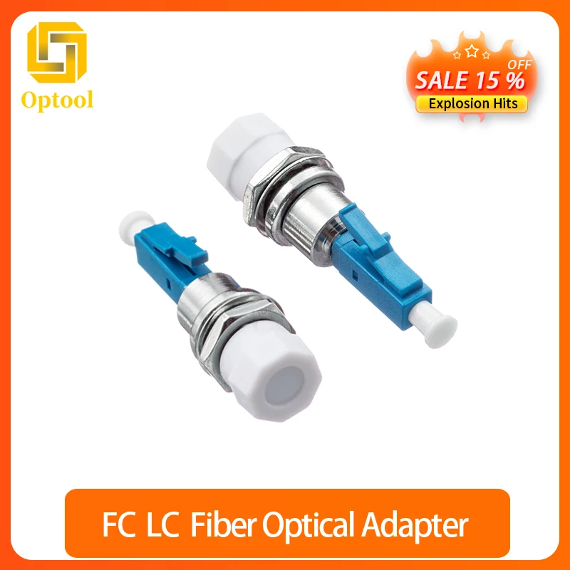 Singlemode FC-LC Fiber Optical Adapter Free Shipping FC/UPC Female to LC/UPC Male Fiber Optic Adapter Free shipping
Singlemode FC-LC Fiber Optical Adapter Free Shipping FC/UPC Female to LC/UPC Male Fiber Optic Adapter Free shipping