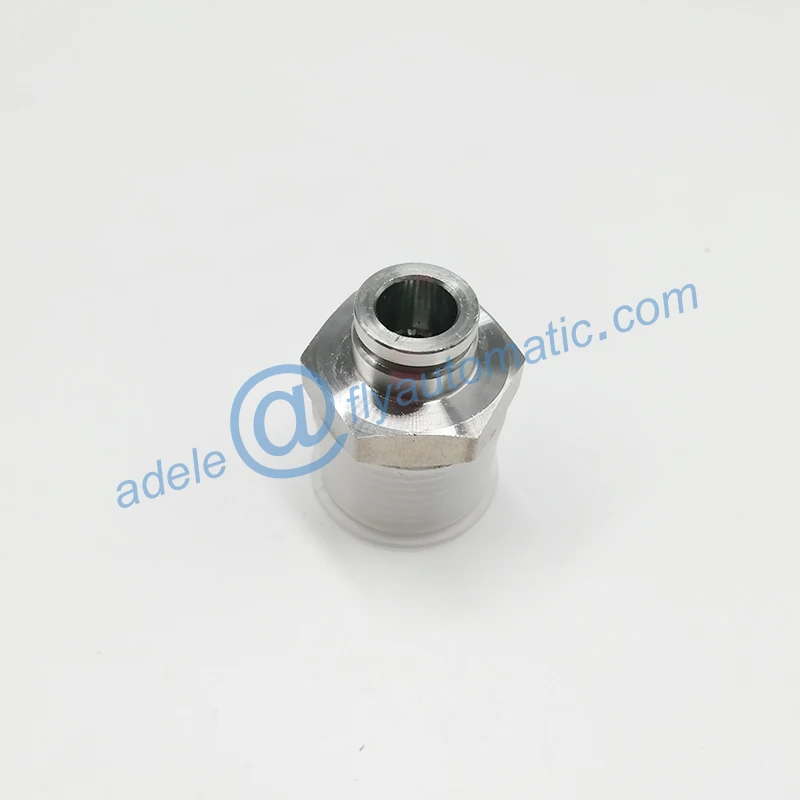 PC8 1/2 NPT SS304 пневматический прямой толчок быстрого соединения ''резьба 8 мм