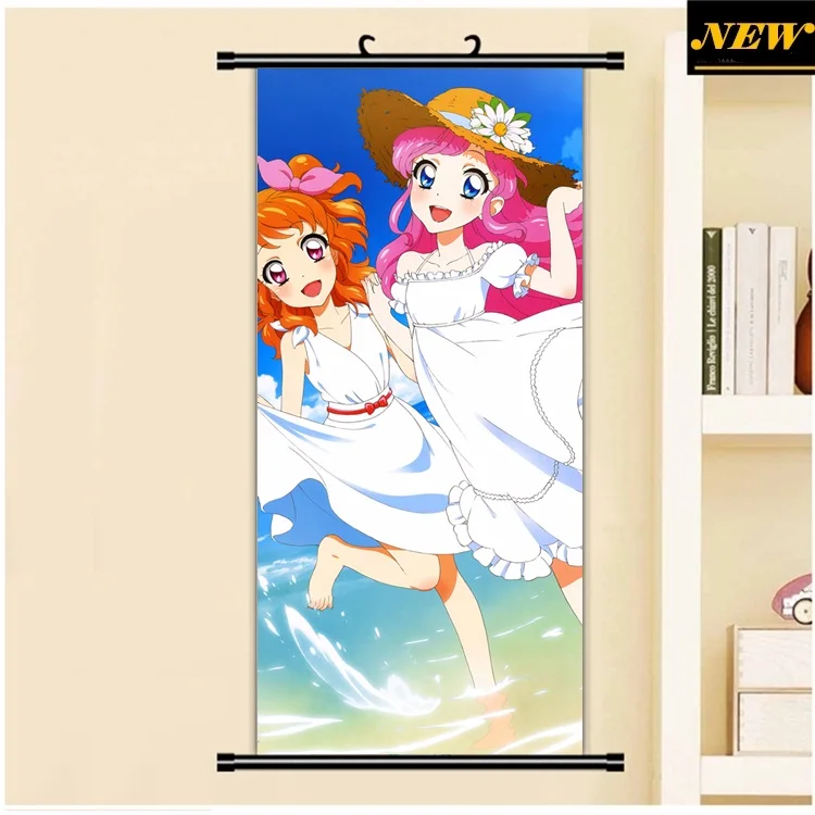 3Amahane Madoka, Oozora Akari, Holding Clothes_副本 (2)