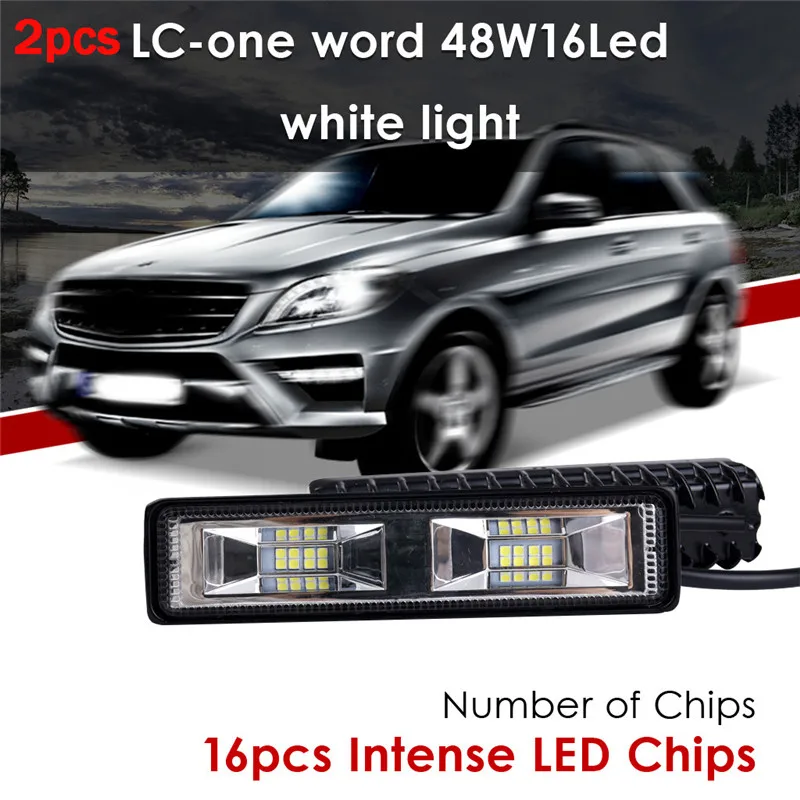 kongyide Car Light 2pcs 6inch 48W 16000LM Spotlight Driving Offroad WorkLights Headlight LED Fog Light Lamp White 6500K Faro a5
kongyide Car Light 2pcs 6inch 48W 16000LM Spotlight Driving Offroad WorkLights Headlight LED Fog Light Lamp White 6500K Faro a5