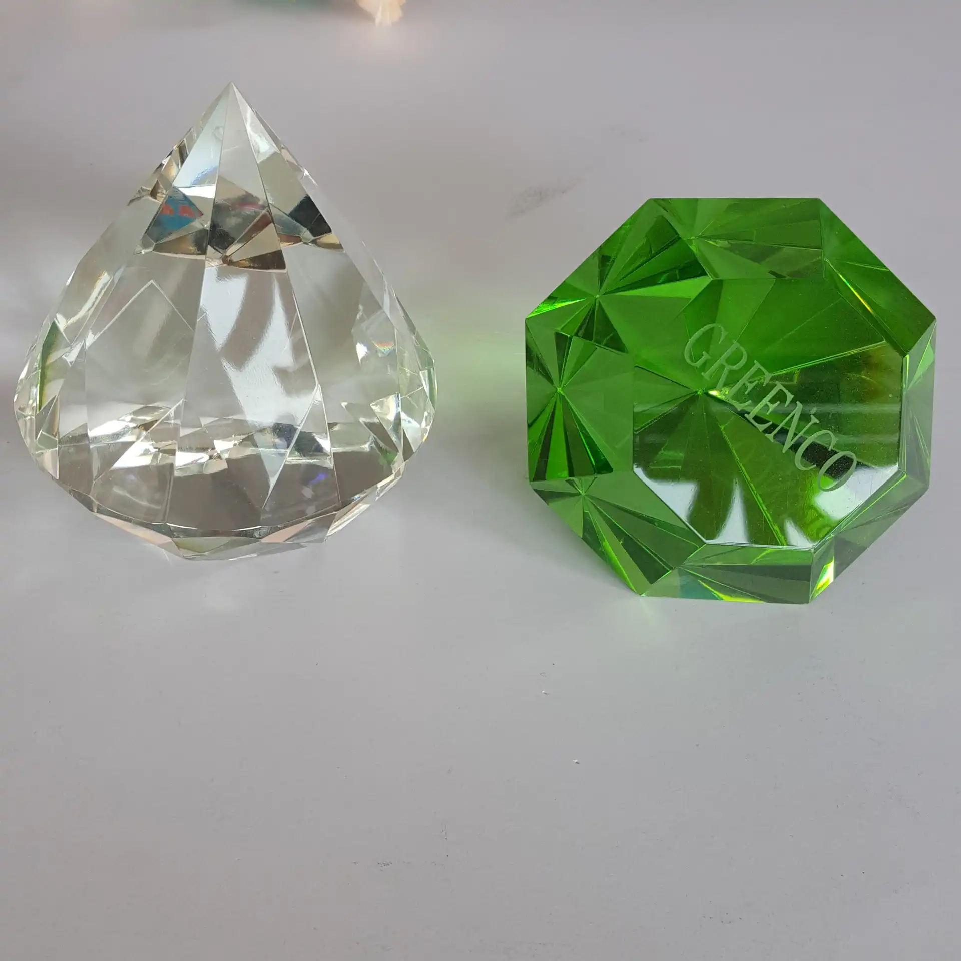 octagonal crystal glass diamonds loose diamonds crafts gift home
