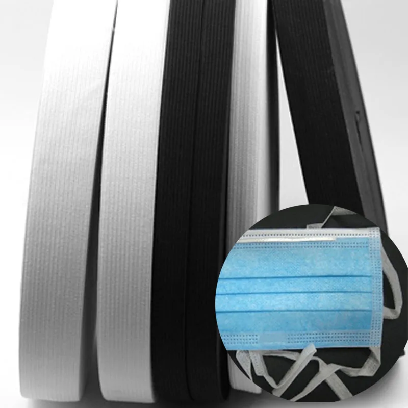 10 Meter Elastic Cord White Black Spandex Elastic Ribbon Rope Rubber Band Line DIY Sewing Fabric Mask Sewing Craft Accessories
10 Meter Elastic Cord White Black Spandex Elastic Ribbon Rope Rubber Band Line DIY Sewing Fabric Mask Sewing Craft Accessories