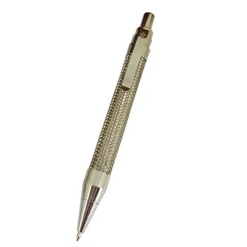 ACMECN Hi-Tech Metal Press Ball Point Pen Silver Trim Push action Office & School Supplier Blue Refill Propelling Braid Ball Pen
ACMECN Hi-Tech Metal Press Ball Point Pen Silver Trim Push action Office & School Supplier Blue Refill Propelling Braid Ball Pen