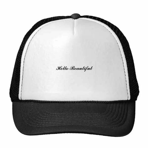 Hello Beautiful Quote Trucker Hat Baseball Cap Nylon Mesh Hat Cool Children Hat Adjustable Cap Gift
Hello Beautiful Quote Trucker Hat Baseball Cap Nylon Mesh Hat Cool Children Hat Adjustable Cap Gift