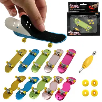 Fingerboards Skateboard Mini Skate Finger Skate Board Toy Set With 1 Screwdriver And 4 Replacement Wheels For Kids Party
Fingerboards Skateboard Mini Skate Finger Skate Board Toy Set With 1 Screwdriver And 4 Replacement Wheels For Kids Party