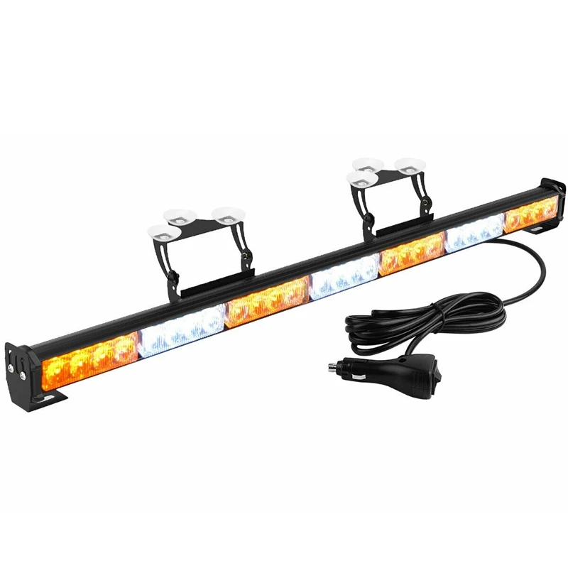 31 Inch 28W Emergency Warning Flash Strobe LED Light Bar Traffic Advisor Light 12-24V
31 Inch 28W Emergency Warning Flash Strobe LED Light Bar Traffic Advisor Light 12-24V