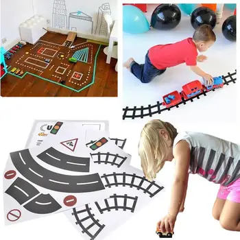 Kids Toy Traffic Tape Railway Tape Sticker Road Sticker DIY Design Sticker Play Car Creative
Kids Toy Traffic Tape Railway Tape Sticker Road Sticker DIY Design Sticker Play Car Creative