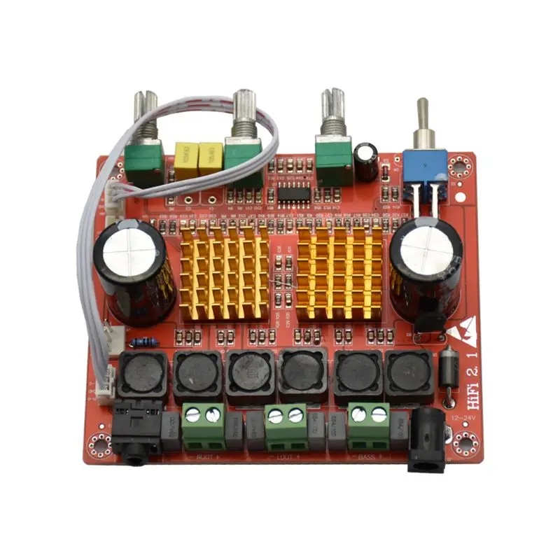 TPA3116D2 2.1 CH Class D 100W+50W+50W HIFI Digital Subwoofer Amplifier AMP Board
TPA3116D2 2.1 CH Class D 100W+50W+50W HIFI Digital Subwoofer Amplifier AMP Board