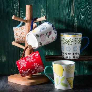 Hand-painted Underglaze Mug Ceramic Creative Personality Milk Coffee Cup Large Capacity Couples Simple Retro Drinkware
Hand-painted Underglaze Mug Ceramic Creative Personality Milk Coffee Cup Large Capacity Couples Simple Retro Drinkware