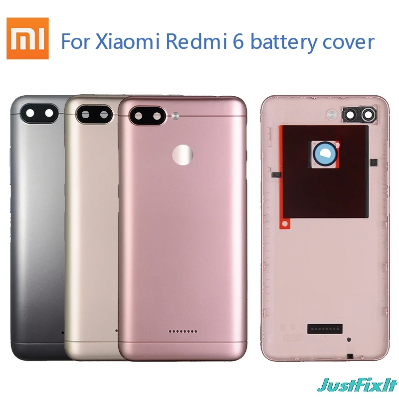 Оригинальный чехол для Xiaomi Redmi 6/6A задняя крышка аккумулятора запасные части Redmi6/6A