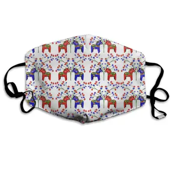 Comfortable Two Layer Dust Mask, Soft Floral Swedish Dala Horses Face Mask Cover Mouth for Adults and Teens
Comfortable Two Layer Dust Mask, Soft Floral Swedish Dala Horses Face Mask Cover Mouth for Adults and Teens