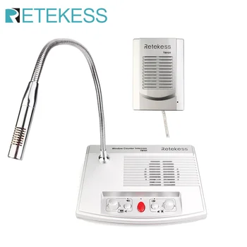 Retekess TW101 3W Two-Way Window Counter Intercom Interphone Window Speaker For Restaurant Food Bank Station Business Store
Retekess TW101 3W Two-Way Window Counter Intercom Interphone Window Speaker For Restaurant Food Bank Station Business Store