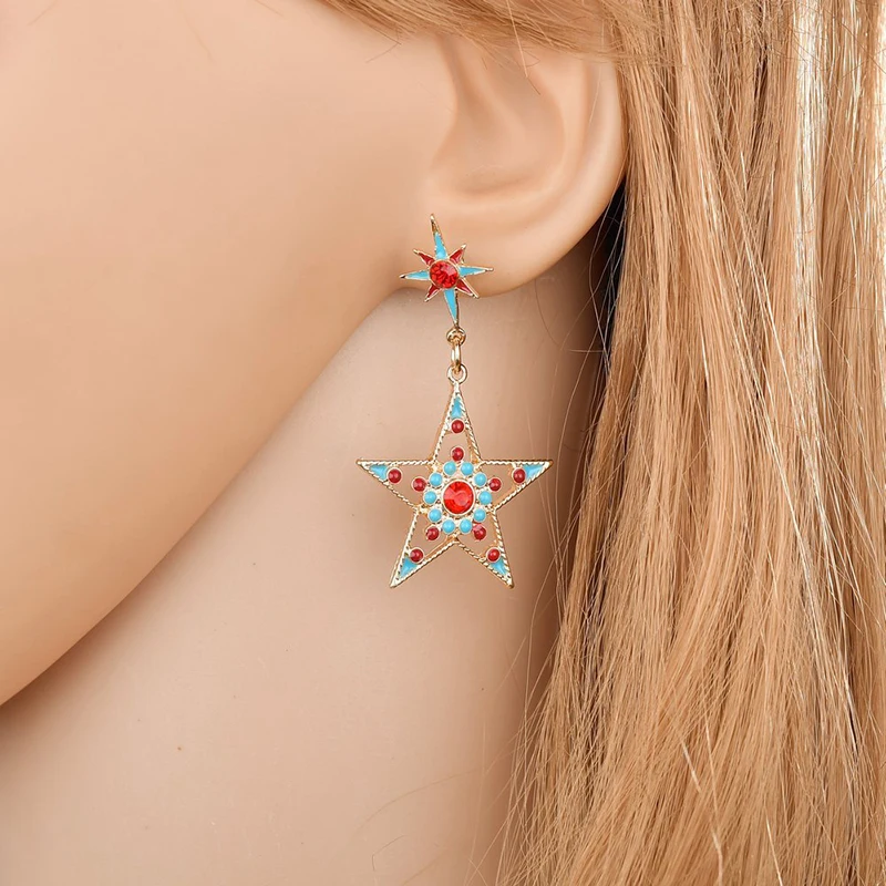 Modyle Newest Shiny Crystal Star Moon Earrings Charming Earrings for Women 2019 Fashion Jewelry Brincos Earrings Fashion Jewelry
Modyle Newest Shiny Crystal Star Moon Earrings Charming Earrings for Women 2019 Fashion Jewelry Brincos Earrings Fashion Jewelry